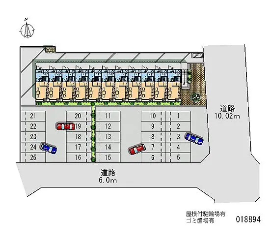 ★手数料０円★福井市大宮６丁目　月極駐車場（LP）